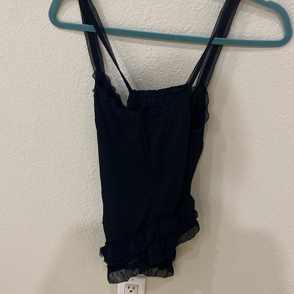 Vintage A&F chiffon tank top with detailing - Picture 4 of 4